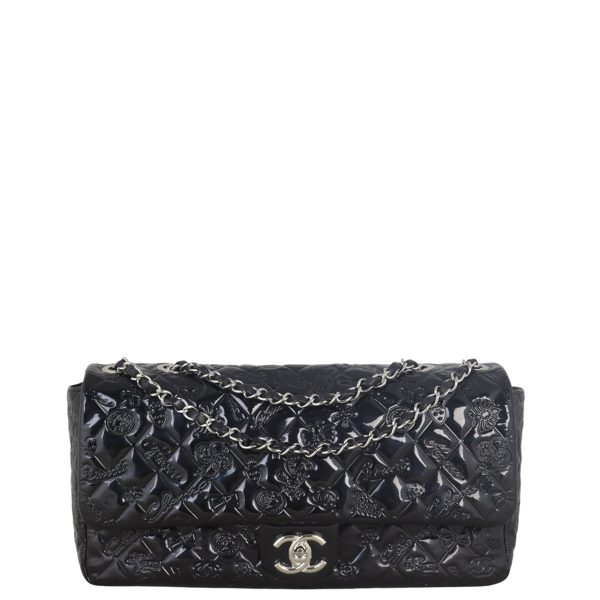Chanel Lucky Charm Single Flap Bag Patent