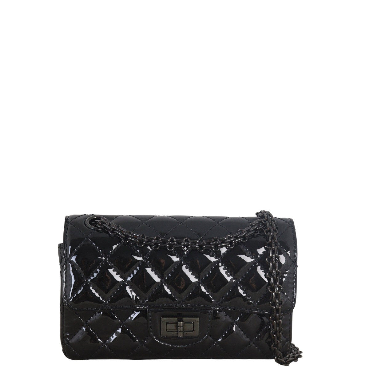 Chanel 2.55 Reissue 224 Single Flap Bag Patent