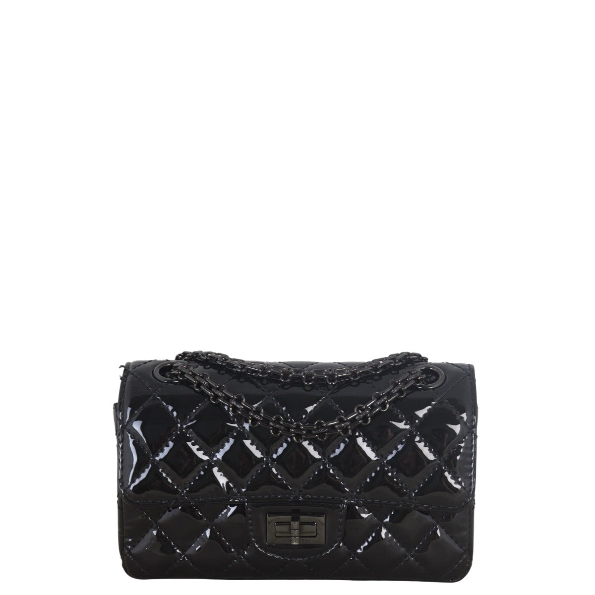 Chanel 2.55 Reissue 224 Single Flap Bag Patent