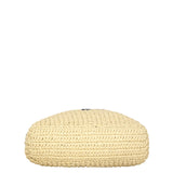 Prada Raffia Logo Tote Small