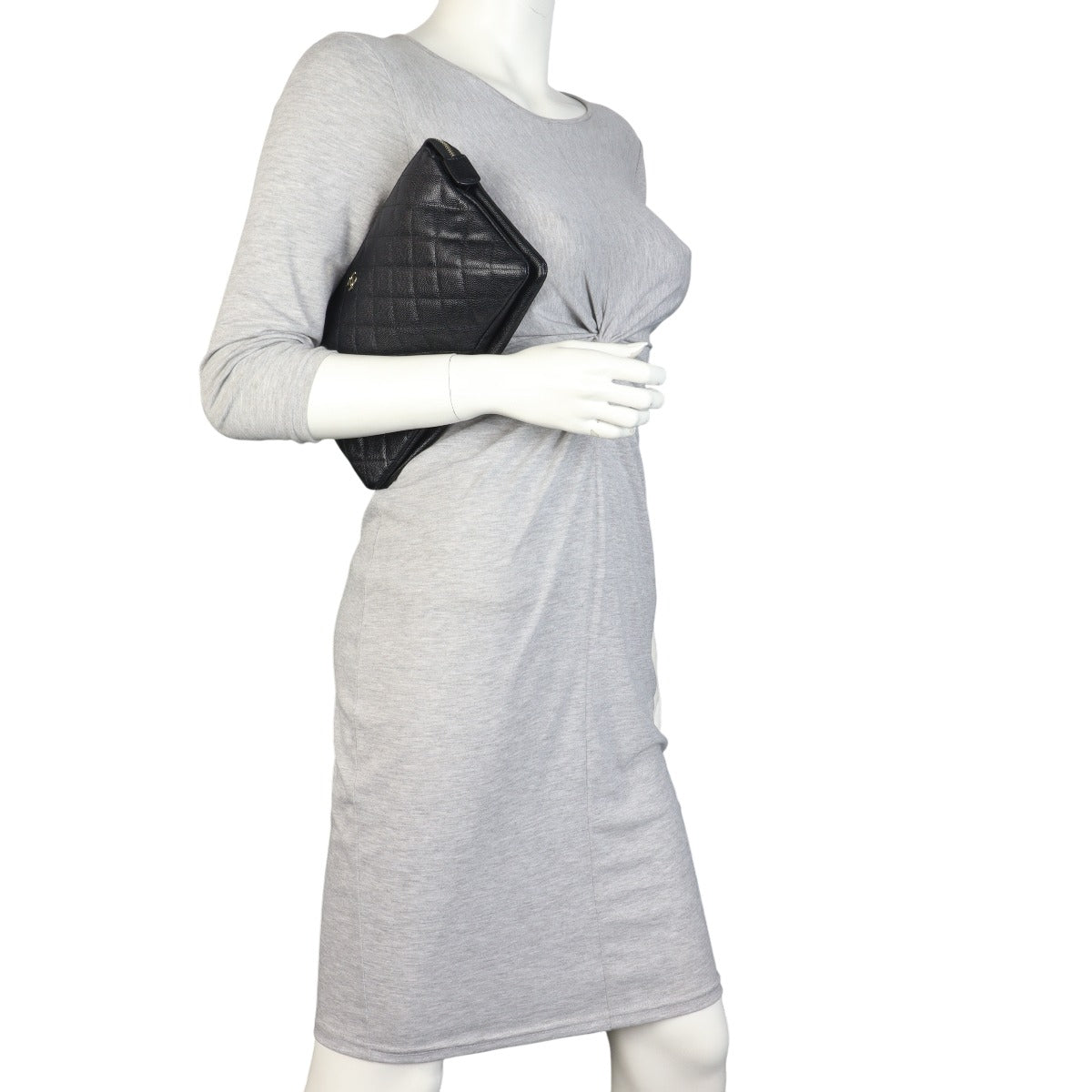 Chanel Classic Double Pocket Zip Pouch