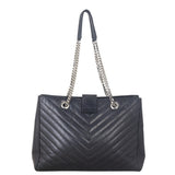 Saint Laurent Chevron Shopping Tote