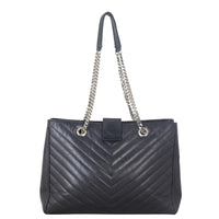 Saint Laurent Chevron Shopping Tote