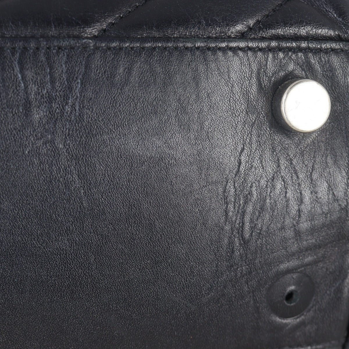 Saint Laurent Chevron Shopping Tote