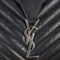 Saint Laurent Chevron Shopping Tote