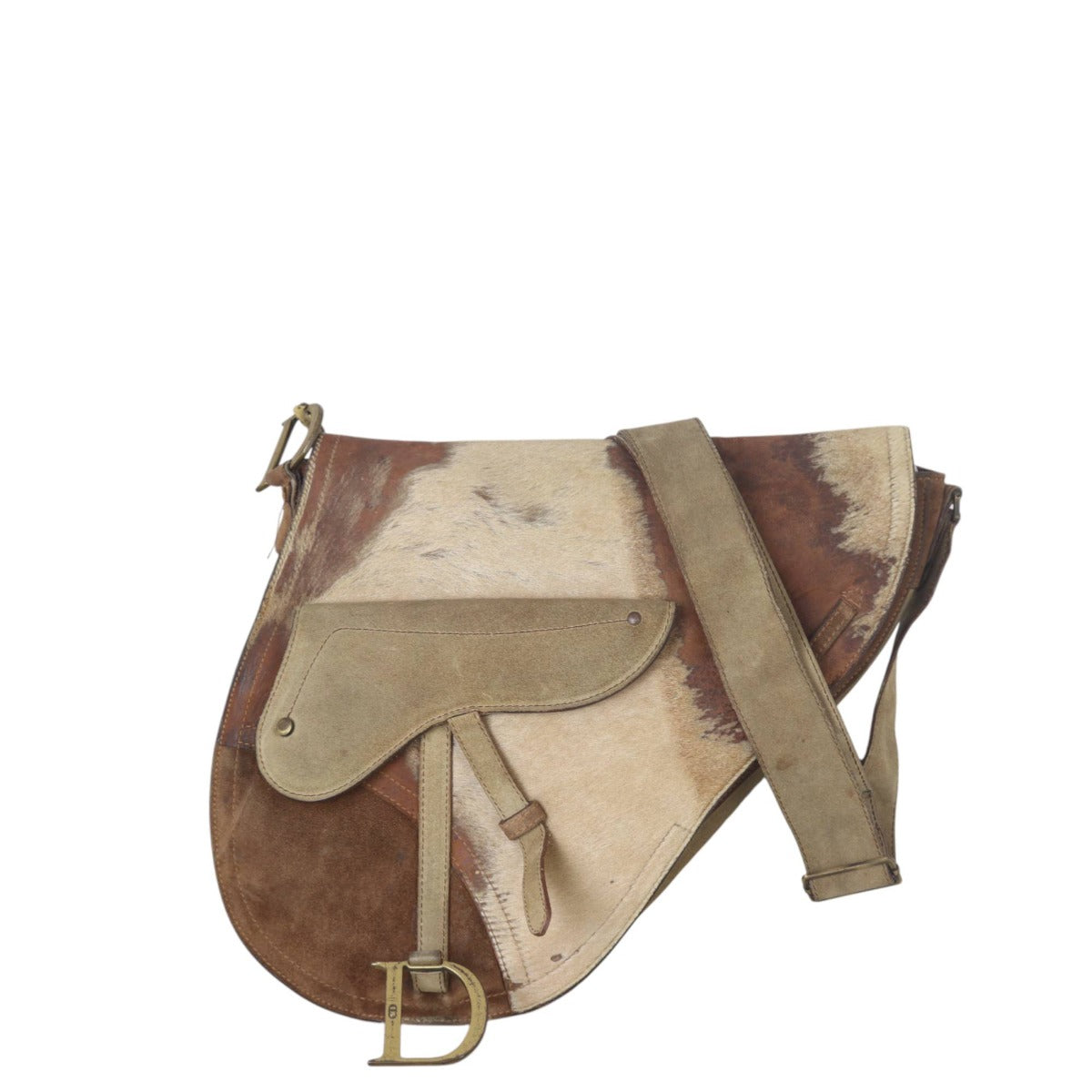 Dior Baudrier Saddle Bag Ponyhair