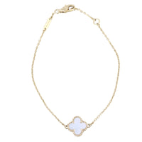 Van Cleef & Arpels Sweet Alhambra Mother of Pearl 18k Yellow Gold Bracelet