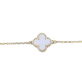 Van Cleef & Arpels Sweet Alhambra Mother of Pearl 18k Yellow Gold Bracelet
