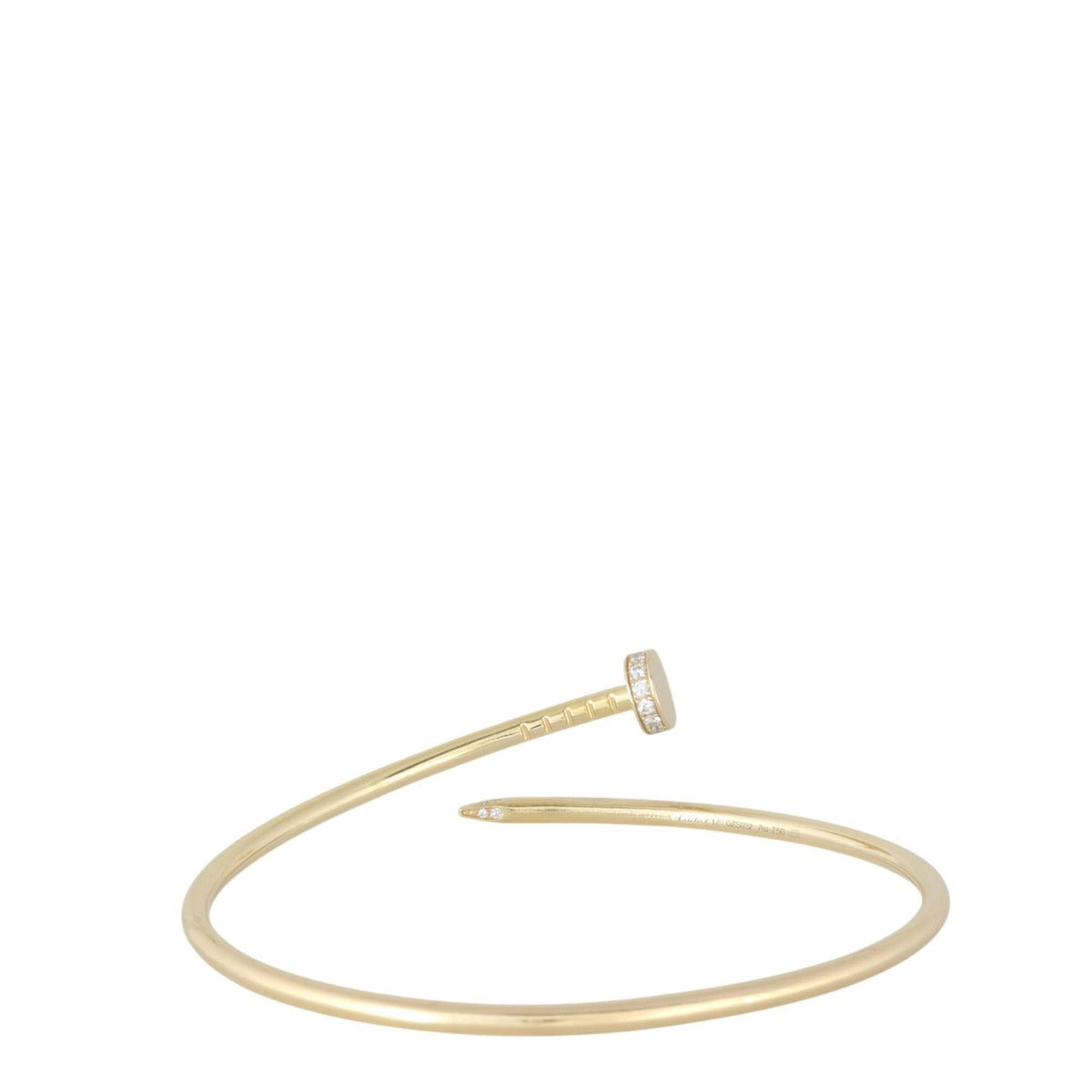 Cartier Juste un Clou Bracelet 18k Yellow Gold Diamond Small