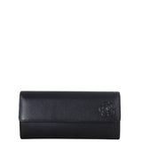 Chanel Camellia Embossed Flap Wallet