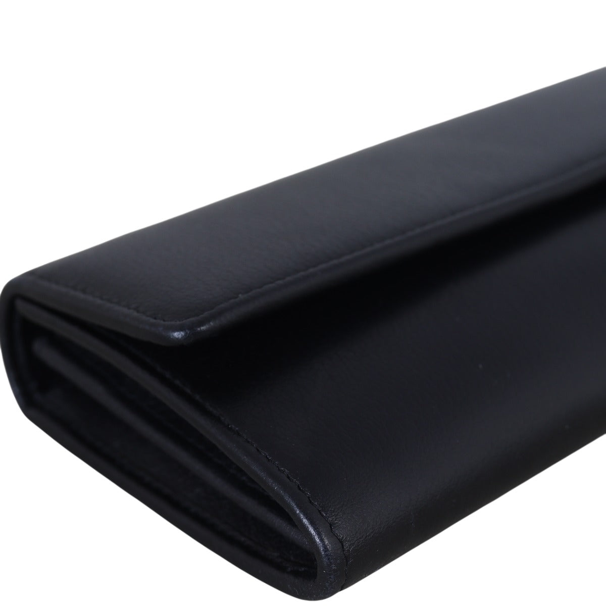 Chanel Camellia Embossed Flap Wallet