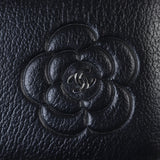 Chanel Camellia Embossed Flap Wallet