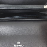 Chanel Camellia Embossed Flap Wallet