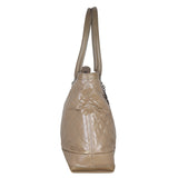 Chanel CC Patent Canvas Tote