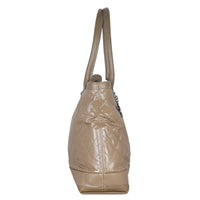 Chanel CC Patent Canvas Tote