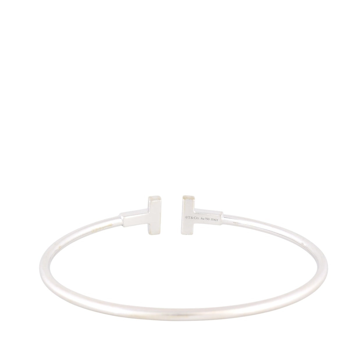 Tiffany & Co Tiffany T Wire 18k White Gold Bracelet