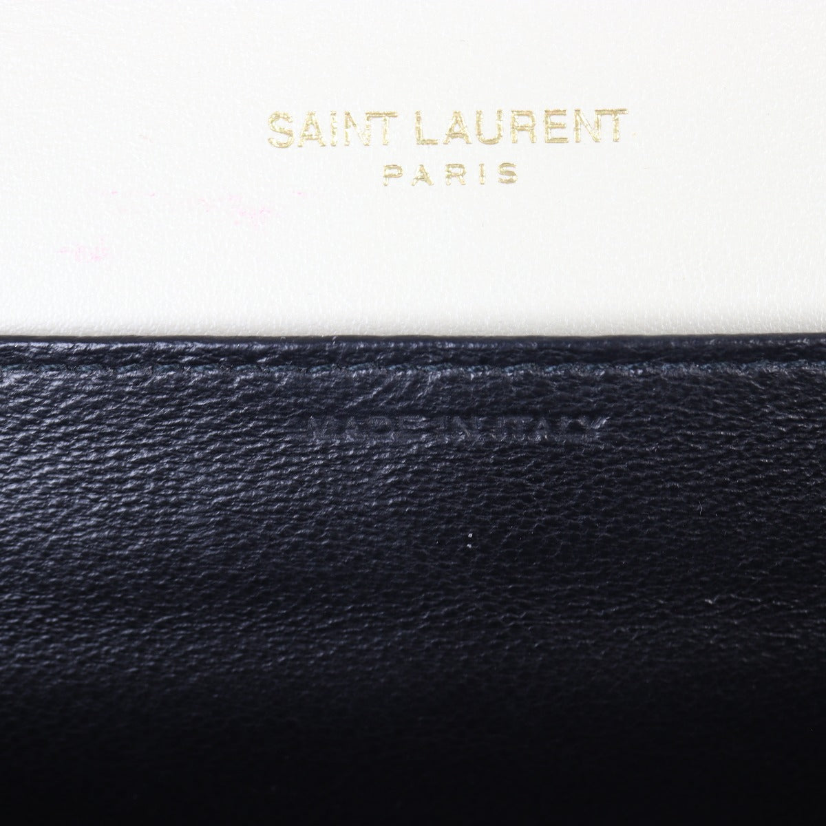 Saint Laurent Uptown Chain Wallet Croc-Embossed