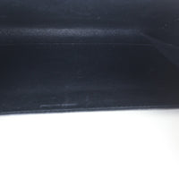 Saint Laurent Uptown Chain Wallet Croc-Embossed