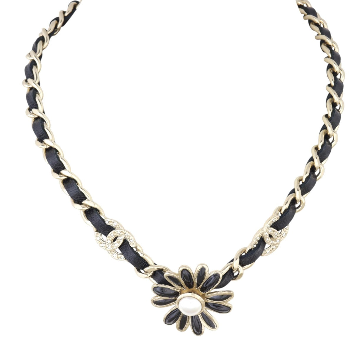 Chanel CC Flower Choker