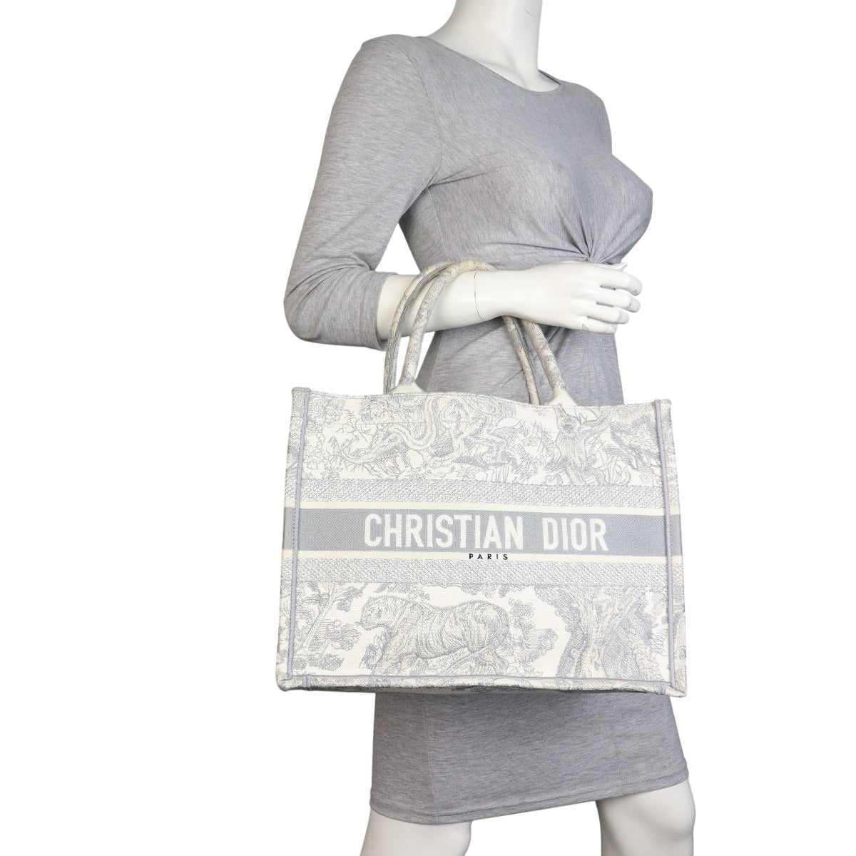 Dior Book Tote Medium Toile de Jouy Reverse