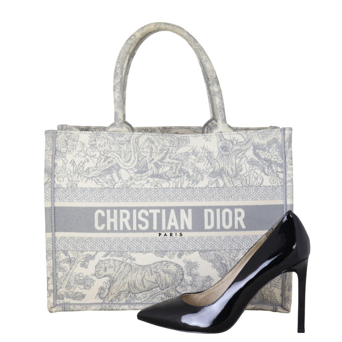 Dior Book Tote Medium Toile de Jouy Reverse