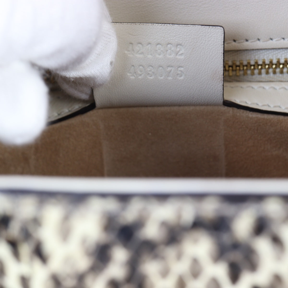 Gucci Sylvie Small Shoulder Bag Python