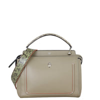 Fendi DotCom Top Handle Bag Python
