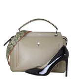 Fendi DotCom Top Handle Bag Python