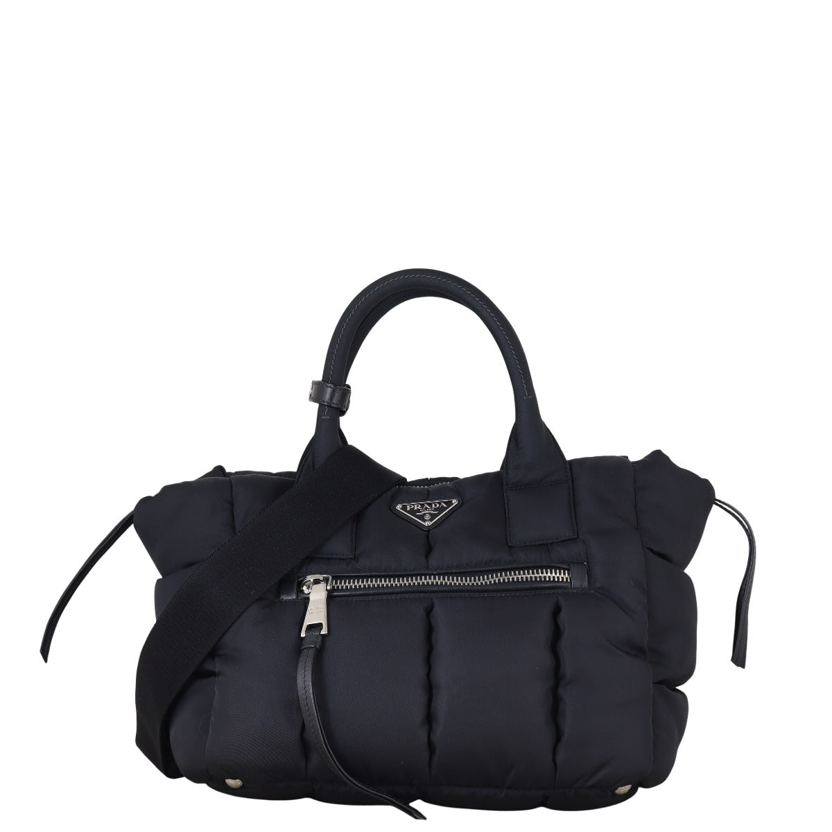 む*ん様 オークション　PRADA tessuto bomber 訳あり　未使用 Prada Tessuto Nylon Bomber Tote Medium – Luxe.It.Fwd