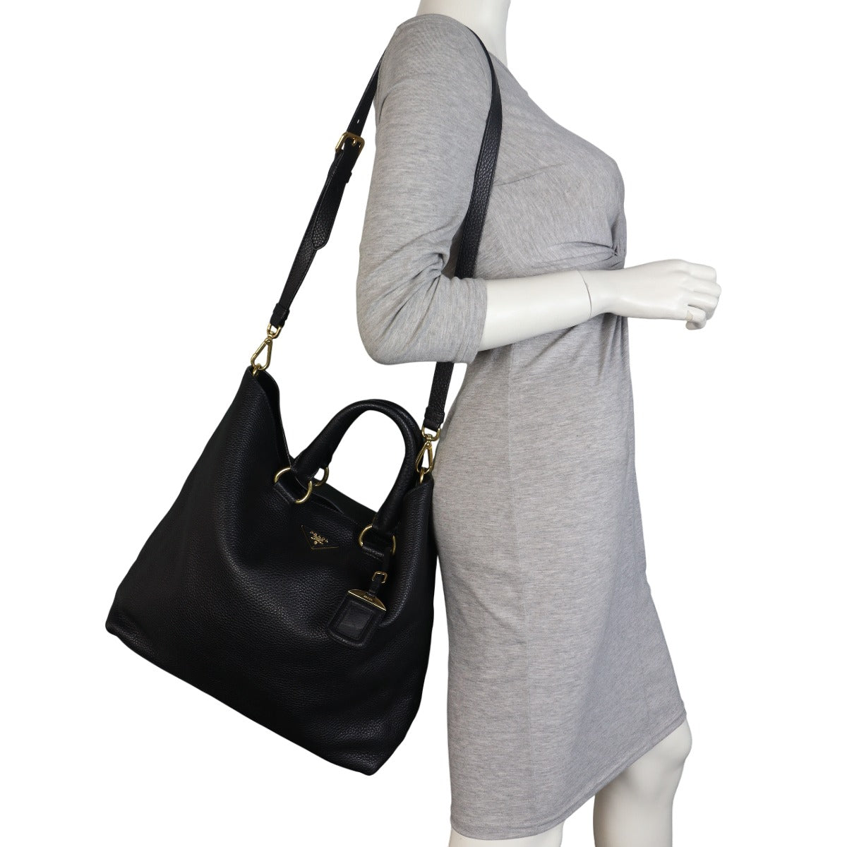 Prada Vitello Daino Tote