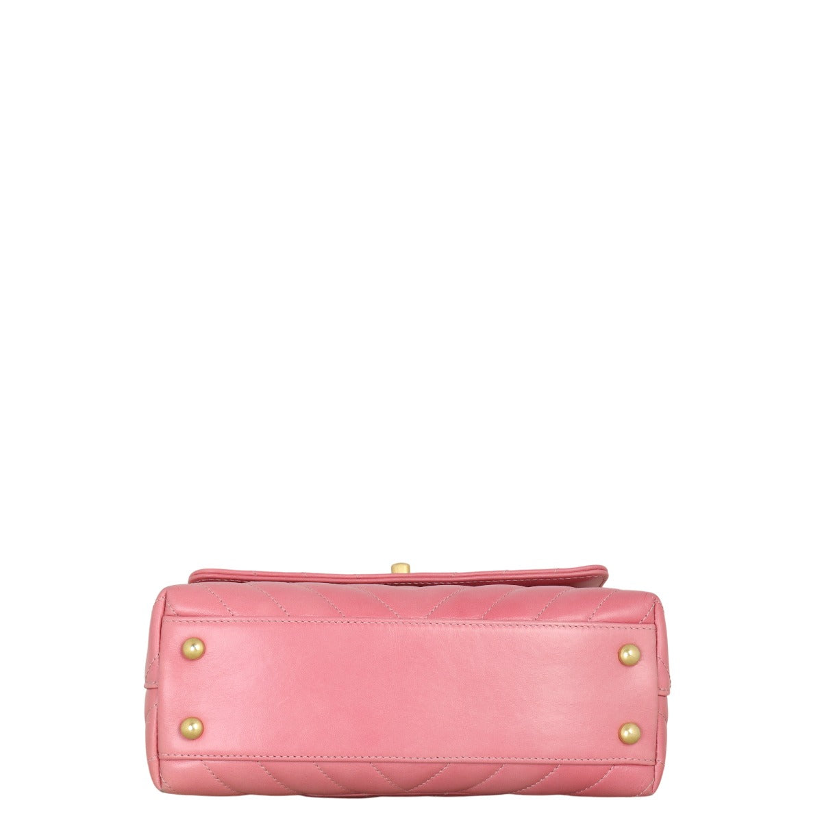 Chanel Coco Top Handle Mini Bag Chevron