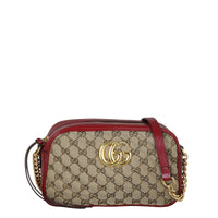 Gucci GG Canvas Marmont Diagonal Small Camera Bag
