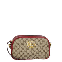 Gucci GG Canvas Marmont Diagonal Small Camera Bag