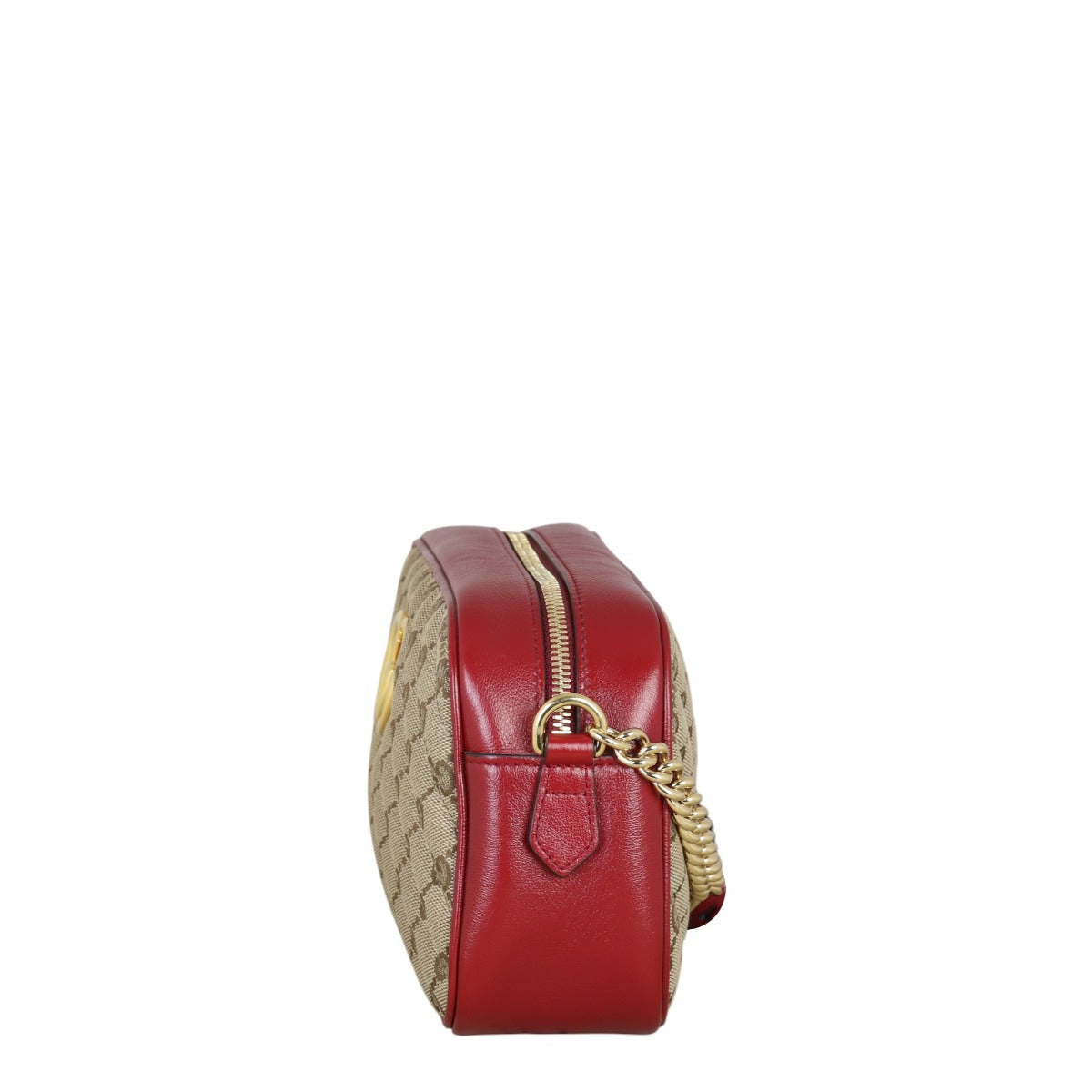 Gucci GG Canvas Marmont Diagonal Small Camera Bag