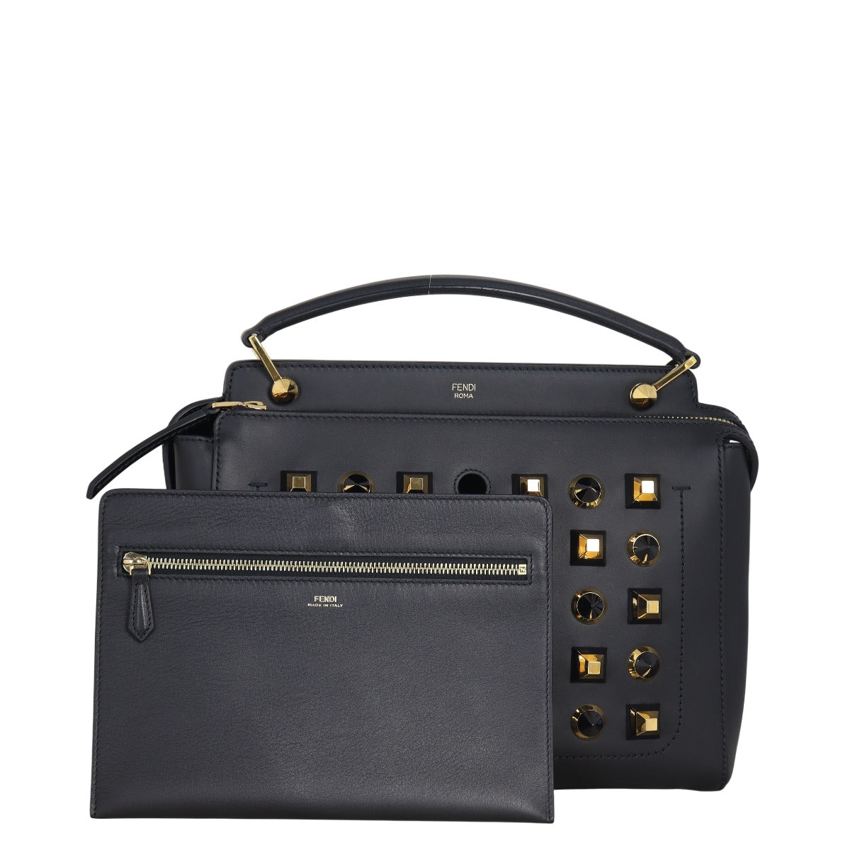 Fendi DotCom Click Medium Studded