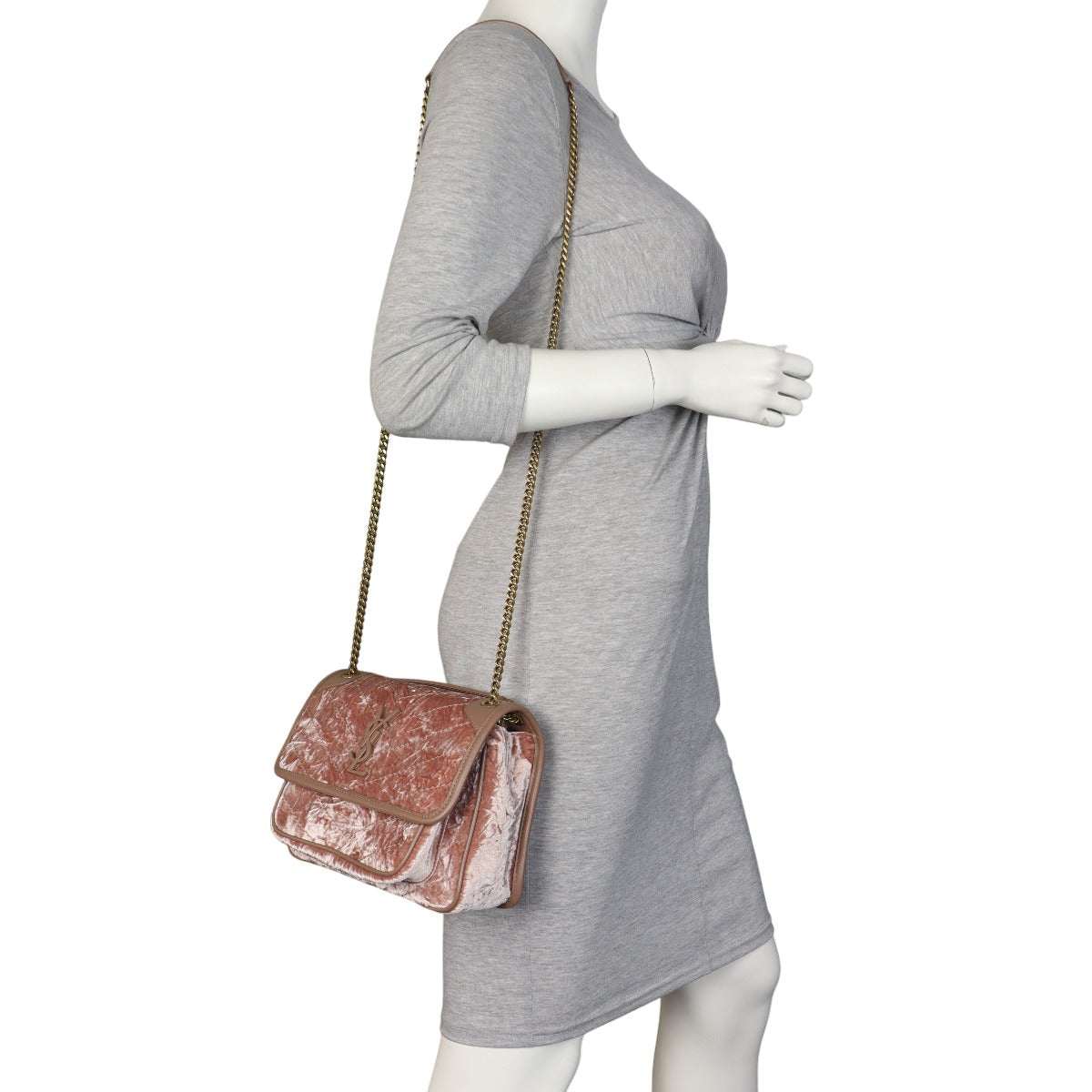 Saint Laurent Niki Baby Velvet