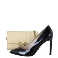 Saint Laurent Le Maillon Wallet On Chain Nubuck