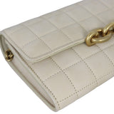 Saint Laurent Le Maillon Wallet On Chain Nubuck