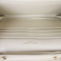 Saint Laurent Le Maillon Wallet On Chain Nubuck