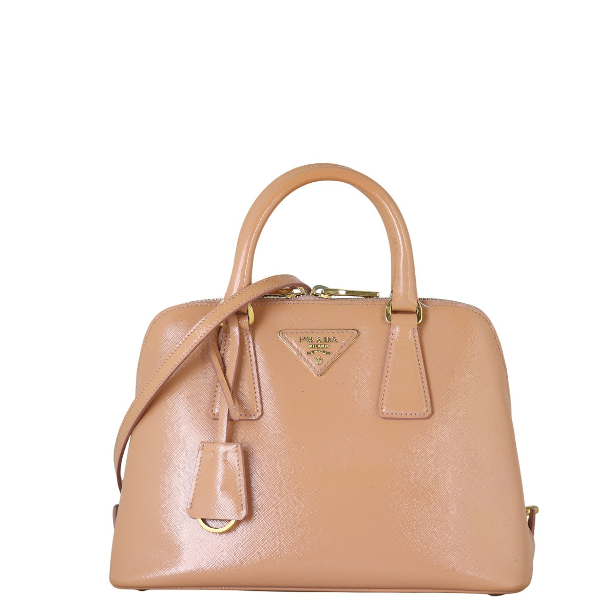 Prada Saffiano Lux Dome Small