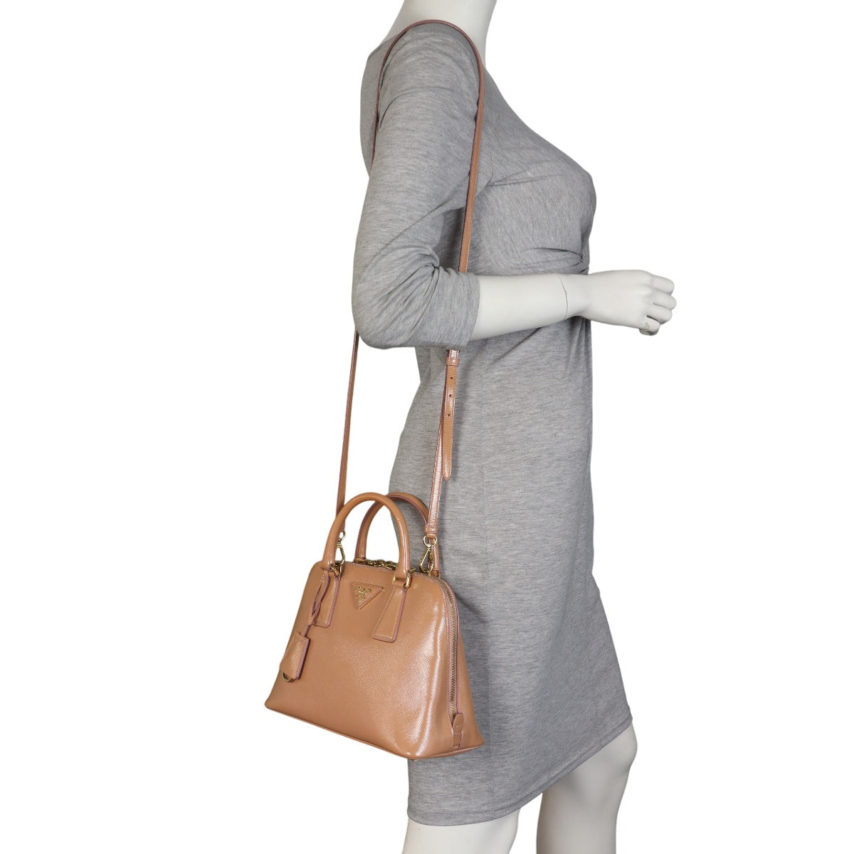 Prada Saffiano Lux Dome Small