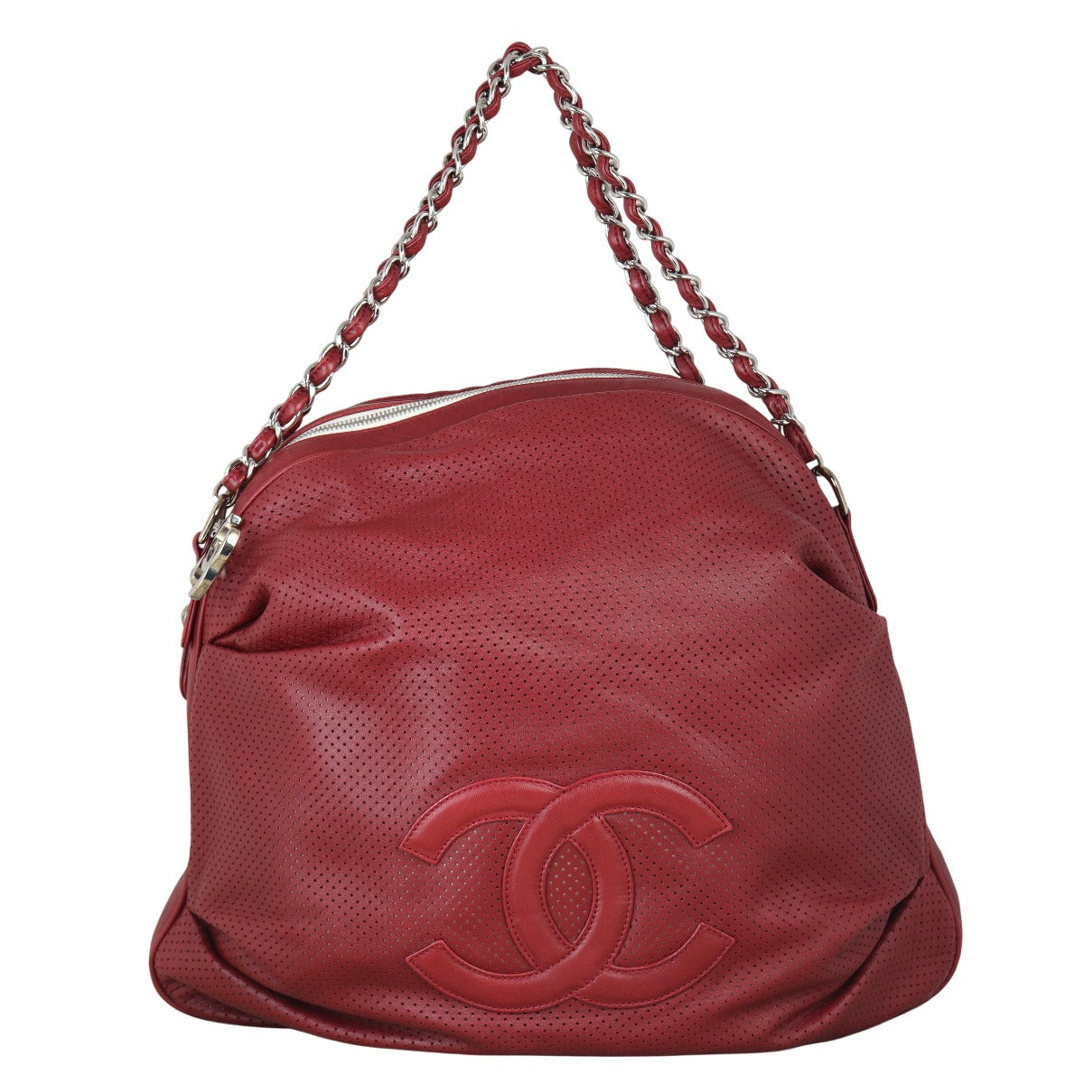 Chanel Baseball Spirit Ligne Bag Perforated