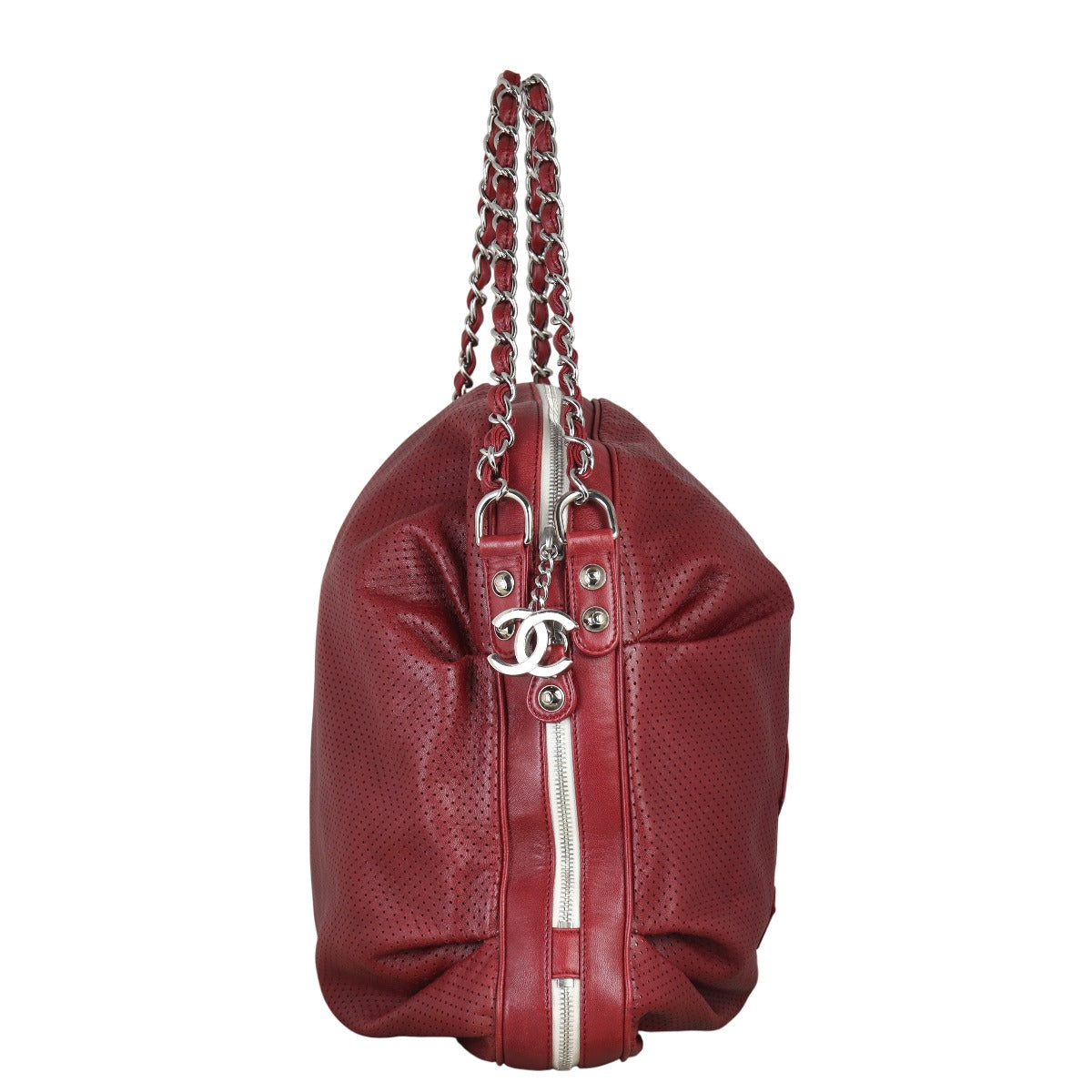 Chanel Baseball Spirit Ligne Bag Perforated