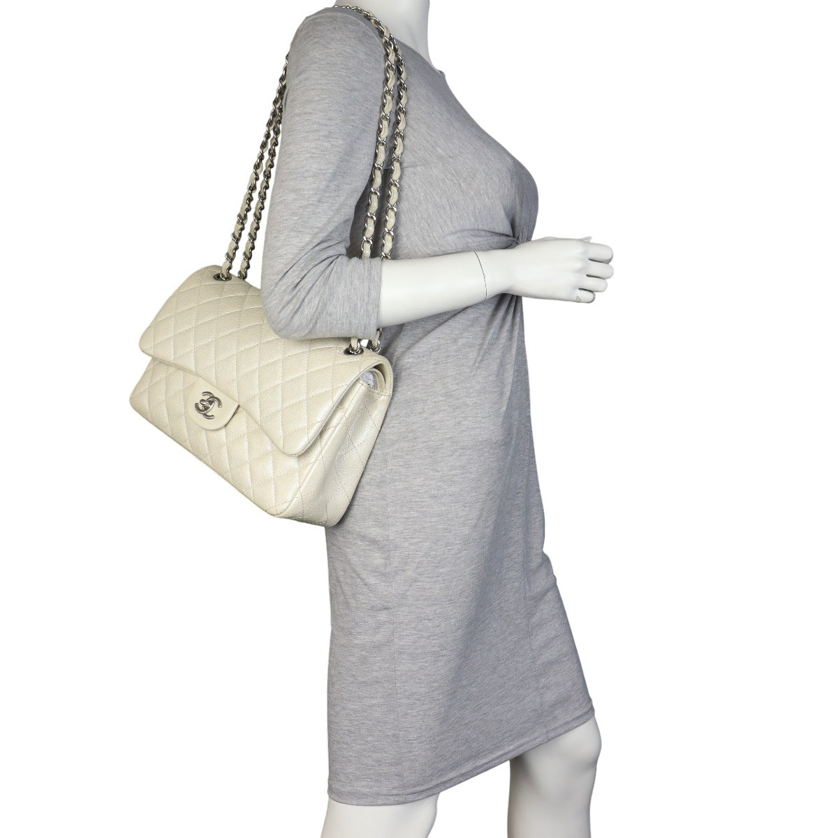 Chanel Classic Double Flap Jumbo Caviar