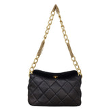 Chanel CC Quilted Lambskin Hobo