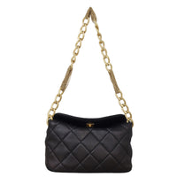 Chanel CC Quilted Lambskin Hobo