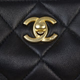 Chanel CC Quilted Lambskin Hobo