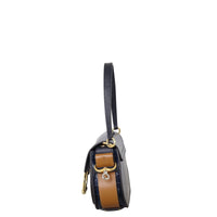 Chloe Tess Small Croc-Embossed