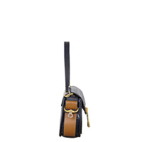 Chloe Tess Small Croc-Embossed