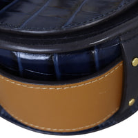 Chloe Tess Small Croc-Embossed